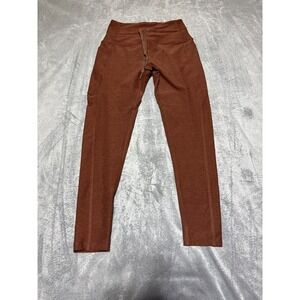 Beyond Yoga Women Size M Brown Spacedye Go Pocket Midi Legging SD3546